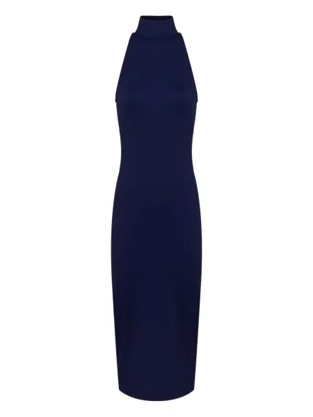 Sukienka midi Lenny Niemeyer z dekoltem halter niebieska