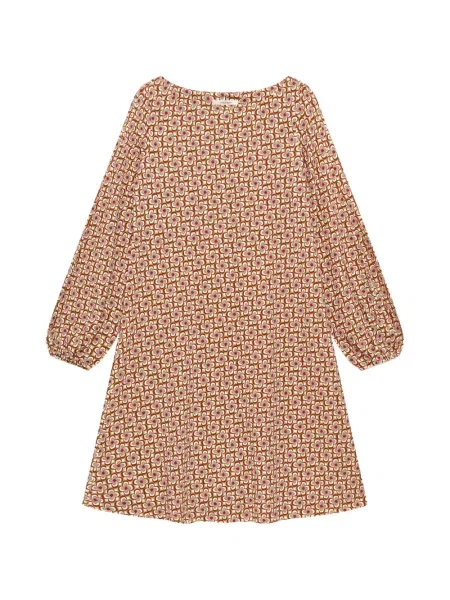 Rochie mini Maliparmi în linie A de costum maro