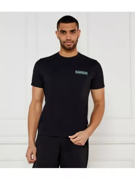 Napapijri Tricou S-VIGNONI | Relaxed fit negru
