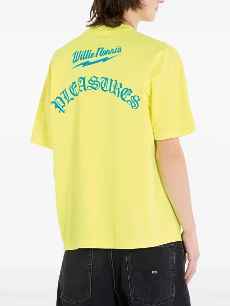Tricou Pleasures cu imagine galben