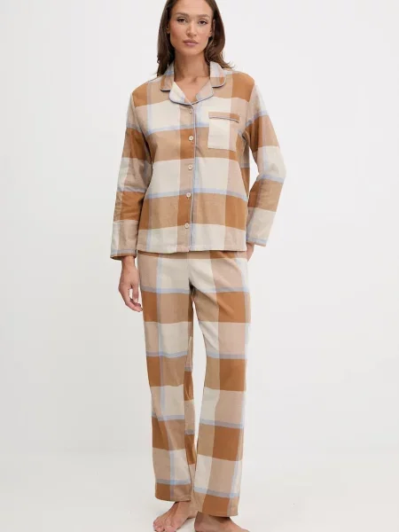 Пижама United Colors of Benetton кафяво