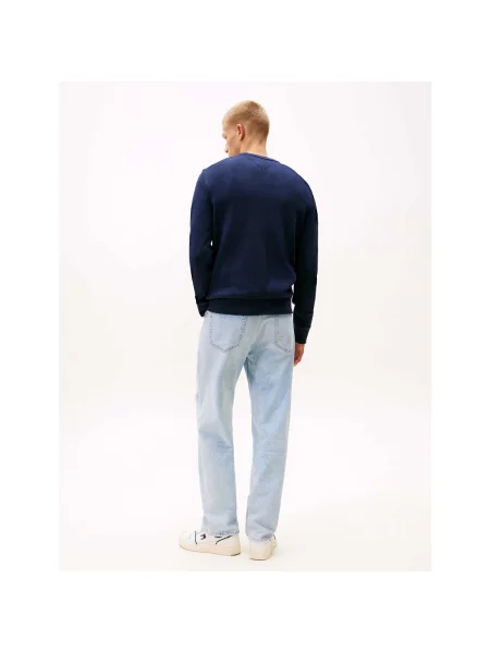 Pulover Tommy Jeans albastru
