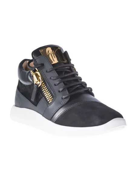Sneakersy Giuseppe Zanotti z logo czarne