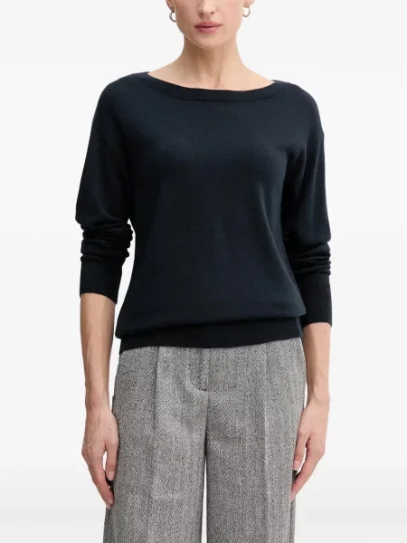 Lung pulover Sisley albastru