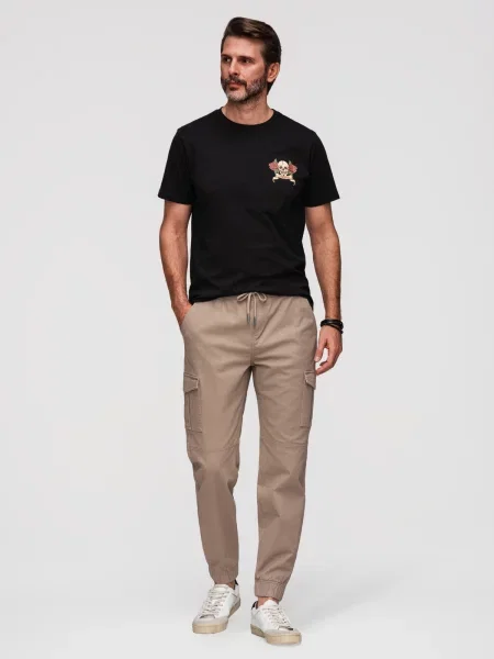 Pantaloni cargo Ombre bej