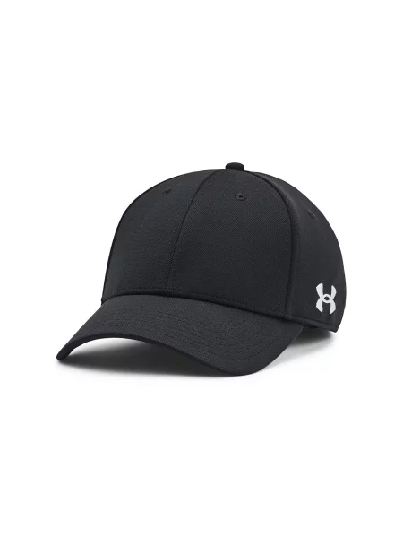 Шапка с козирка Under Armour Team Blitzing с изчистен дизайн черно