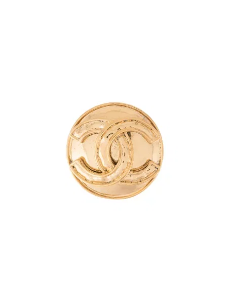 Brož Chanel Pre-owned zlatá