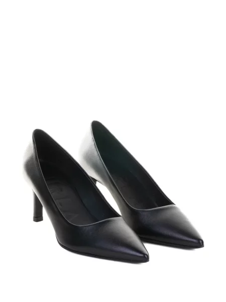 Pantofi cu toc Furla din piele albastru