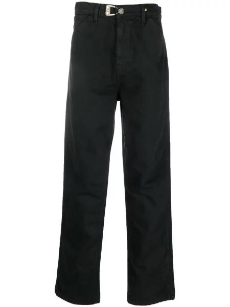 Proste jeansy Objects Iv Life na sprzączkę szare