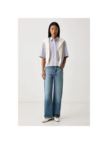 Jeansy straight leg Levi's niebieskie