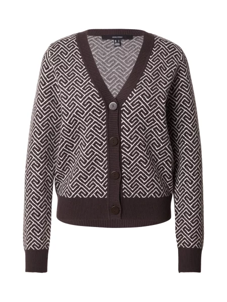 VERO MODA Geacă tricotată VMARIA maro alb