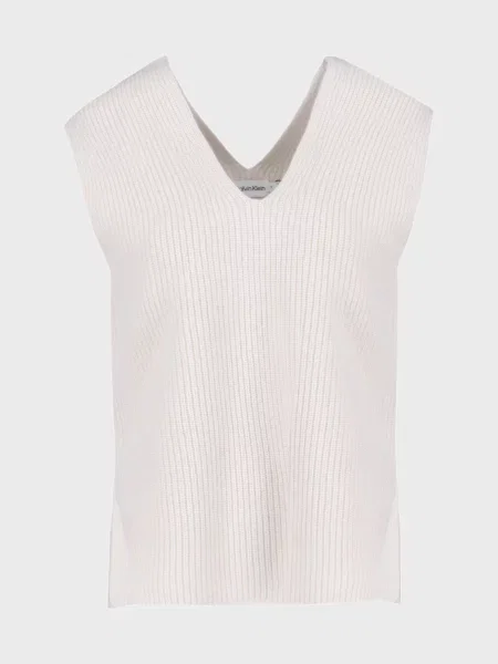 Вовняний жилет Calvin Klein білий