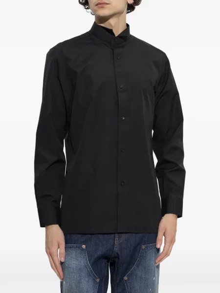 Gulerat lung cămașă Maison Margiela negru