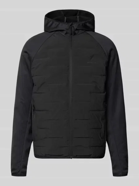 Hybrid kurtka z kapturem model PERFECT' Jack & Jones czarna