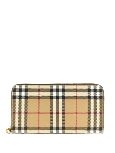 Portofel Burberry în carouri cu imagine