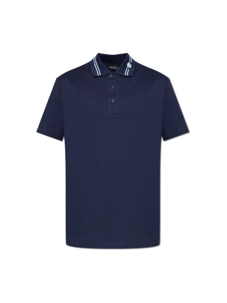 Koszulka polo Versace niebieska