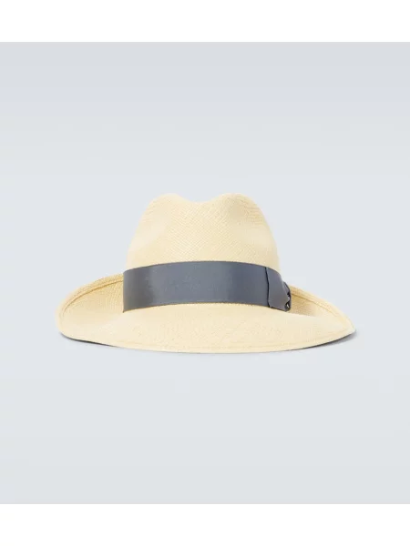 Pălărie Borsalino de paie bej