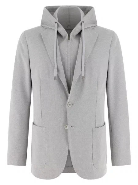 Boggi Milano Sacou deschis gri