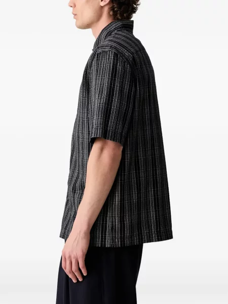 Scurt cămașă Fred Perry în carouri cu imagine albastru