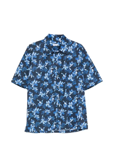 Cămașă Orian cu model floral cu imagine albastru