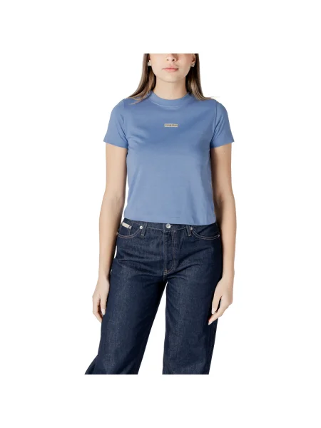 Tricou Calvin Klein Jeans albastru
