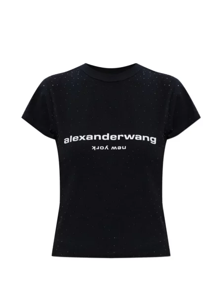 Stras tricou Alexander Wang negru