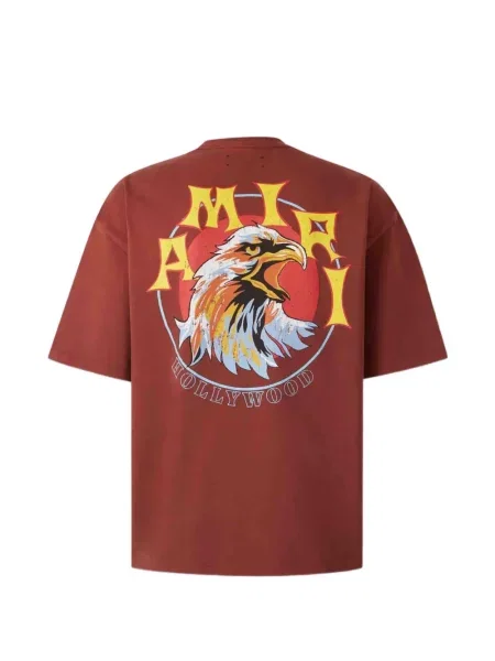 Tricou Amiri cu imagine roșu