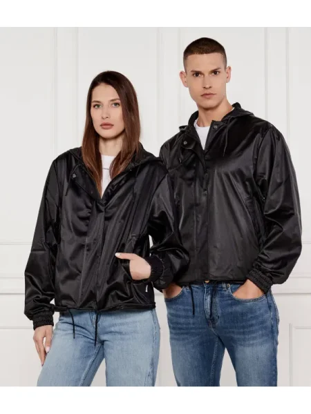 Rains Kabát W3 | Relaxed fit fekete