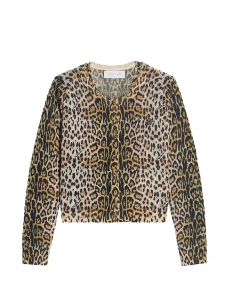 Kardigan dziecięcy Roberto Cavalli brązowy