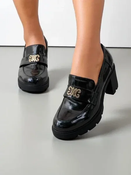 Mocasini Resti negru