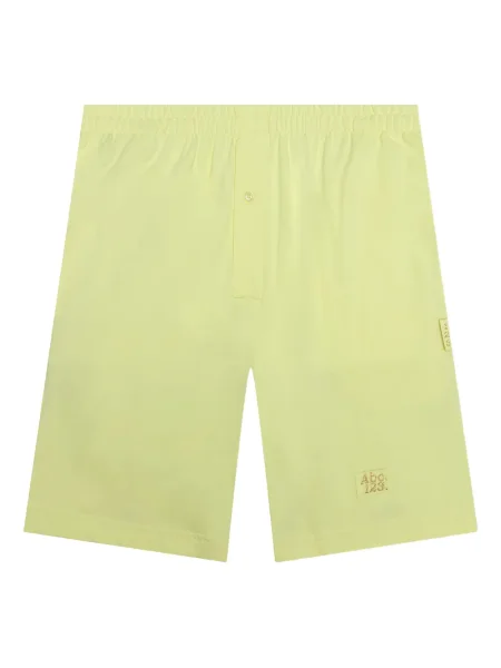 Pantaloni scurți Advisory Board Crystals de cristal galben