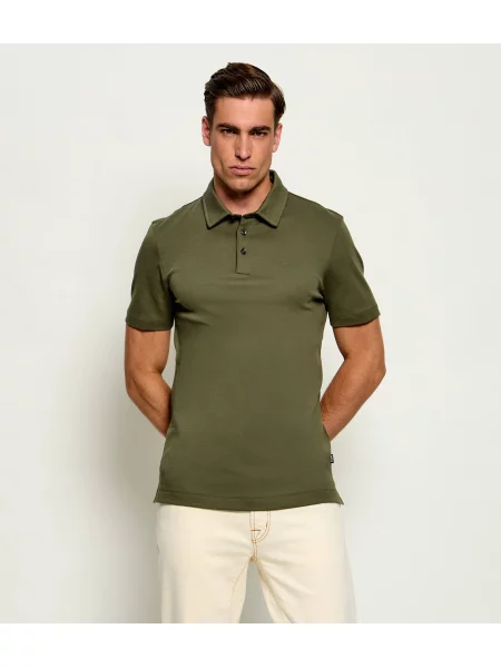 Tricou polo Boss Black negru