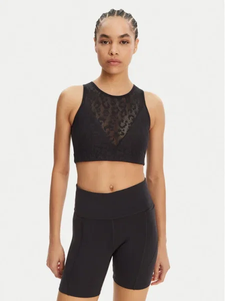 Podprsenka Reebok so sieťovinou čierna