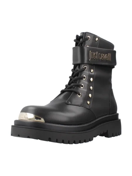 Just Cavalli botine cu plat negru