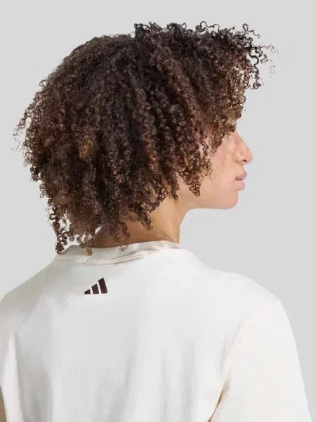Męski t-shirt o kroju regular fit z czystej bawełny Adidas Sportswear biała