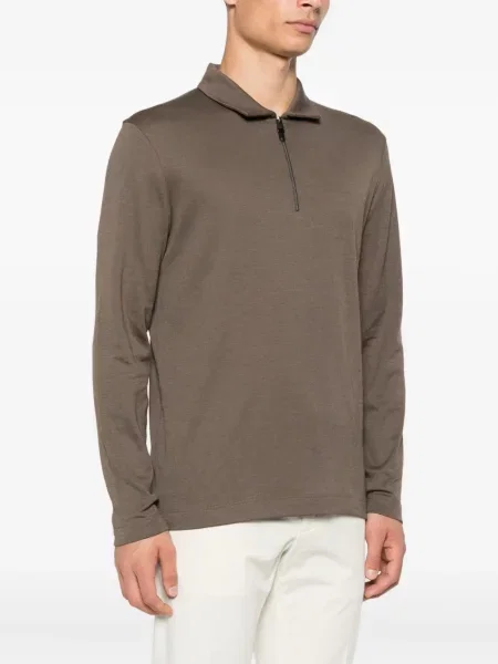 Dlouhý svetr Canali hnědý