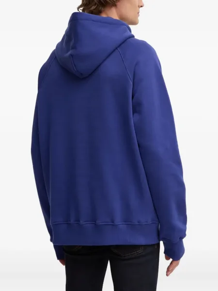 Hanorac cu glugă Versace Jeans Couture albastru