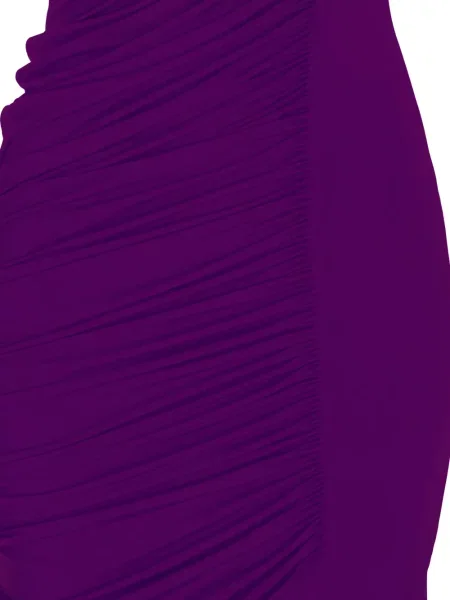 Rochie maxi V:pm Atelier cu volane drapată violet