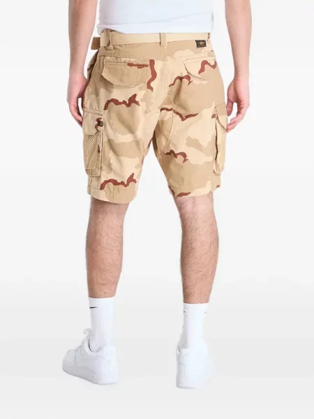 Камуфлажни шорти cargo Alpha Industries с принт
