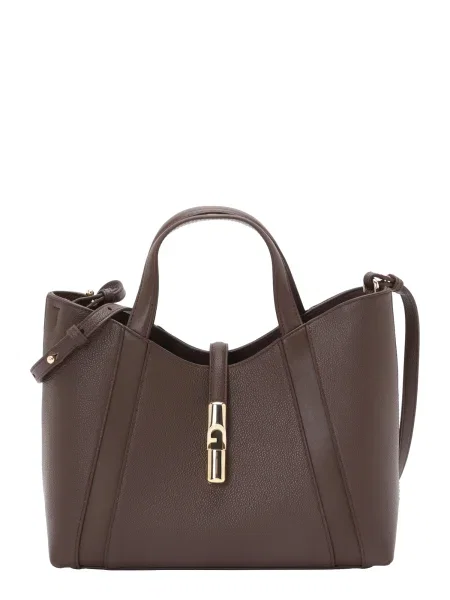 Geantă shopper Furla maro