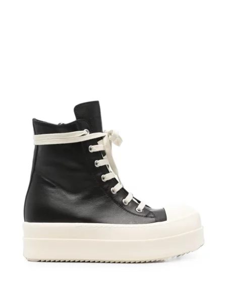 Top Rick Owens din piele negru