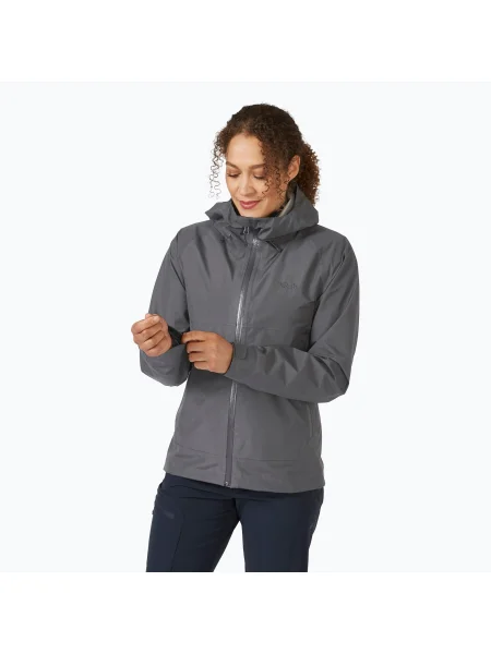 Rab Namche Paclite graphene дамско дъждобранно яке сиво