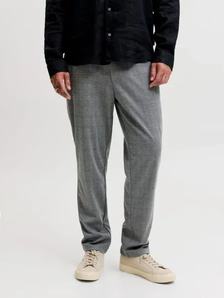 JACK & JONES Pantaloni JPSTOLLIE DEVON / metalic gri