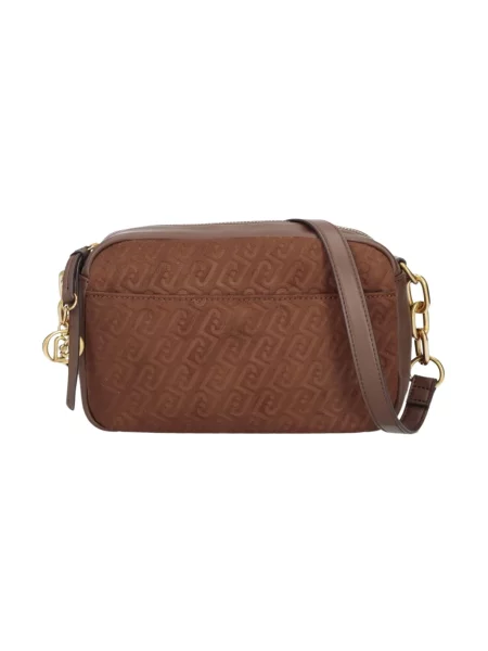 Liu Jo torebka crossbody z imitacji zamszu brązowa