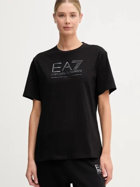 Тениска Emporio Armani дамска черно