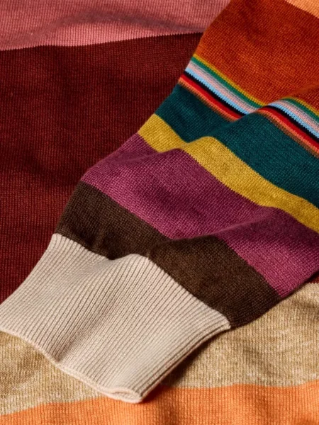 Hanorac Paul Smith de in cu dungi roșu