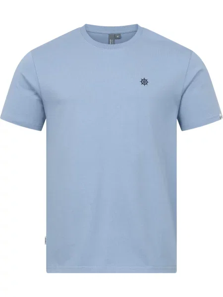 Ragwear Tricou albastru deschis negru