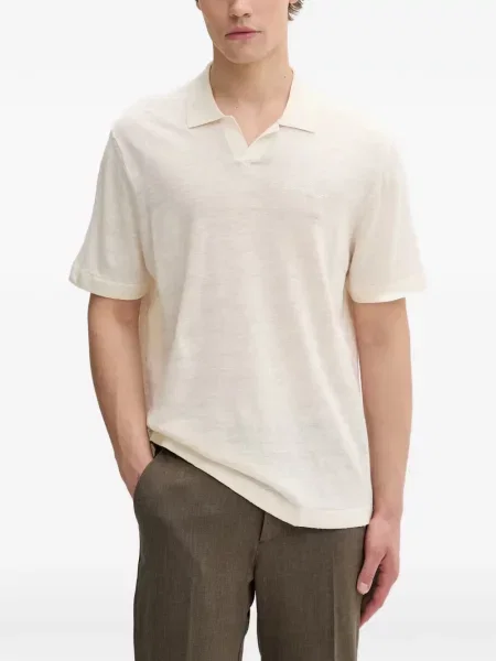 Gulerat tricou polo Les Deux cu broderie