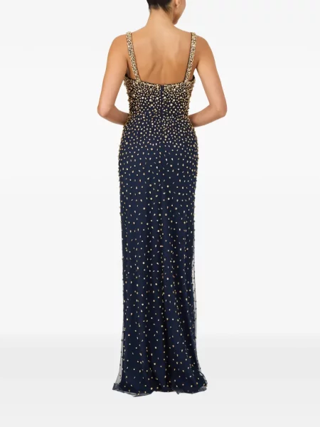 Rochie Jenny Packham de cristal albastru