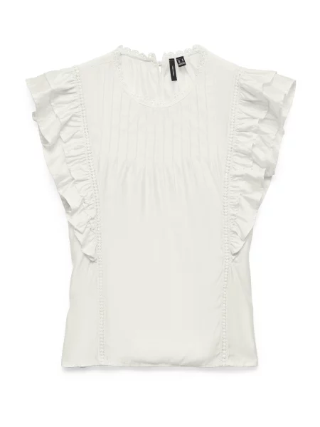 VERO MODA Bluză VMBLISS natural alb